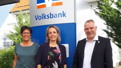 Austausch mit der Volksbank-Filiale Mittlerer Neckar eG